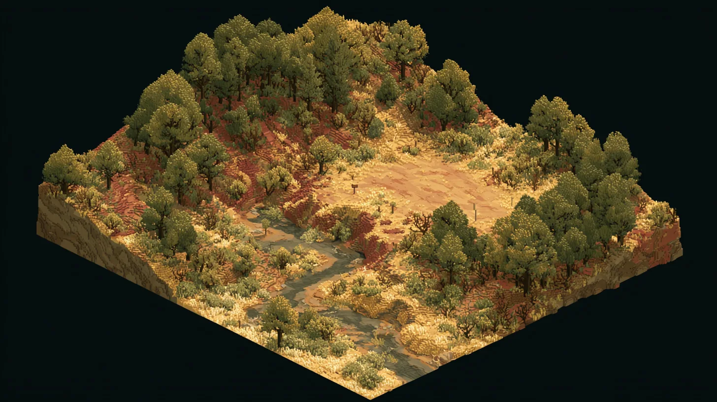 A Verde Valley property read into build, forest, and water zones