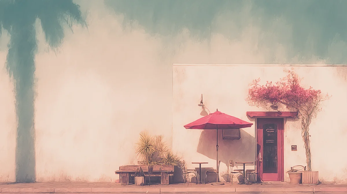 Watercolor Strip Mall Phoenix community craft gathering — ShareCraft June 28